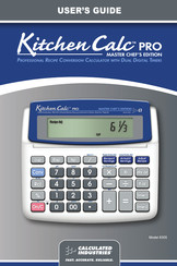 Calculated industries Kitchen Calc PRO Master Chef's Edition 8305 