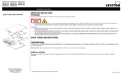 Leviton Opt-X SDX SPLCS-12L Installation Instructions Manual