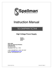 Spellman XLG60P400/X2364 Instruction Manual