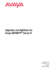 Avaya DEFINITY Server R Manual