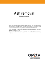 Opop Biopel Ash Removal 40 Installation Manual