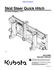 Kubota AP-SH35 Operator's Manual