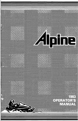 BOMBARDIER Alpine 1983 Operator's Manual