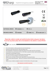 EFFILUX EFFI-SHARP Series User Manual