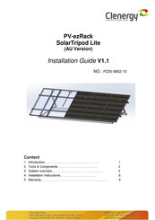 Clenergy PV-ezRack SolarTripod Lite Installation Manual