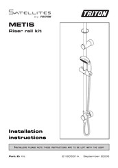 Triton Satellites Metis Installation Instructions Manual