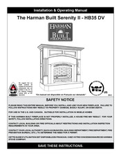 Harman Built Serenity II HB35 DV Installation & Operating Manual