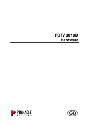Pinnacle PCTV 3010iX Hardware Manual