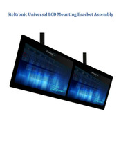 Steltronic Universal LCD Mounting Bracket Assembly Manual