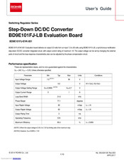 Rohm BD9E101FJ-EVK-001 User Manual
