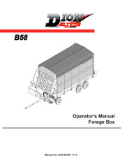 Dion B58 Operator's Manual