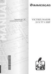 Immergas VICTRIX MAIOR 35 X TT 1 ERP Instruction And Recommendation Booklet
