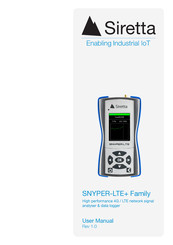 SIRETTA SNYPER-LTE+ Series User Manual