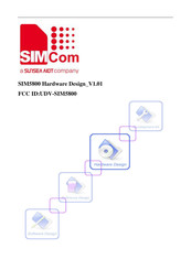 Sunsea AIoT SIMCom SIM5800 Hardware Design