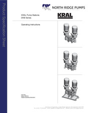 North Ridge Pumps KRAL DKB Series Operating Instructions Manual