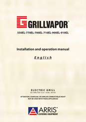Arris GRILLVAPOR 900EL Installation And Operation Manual