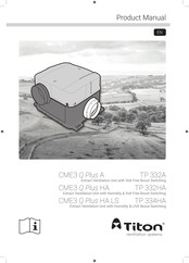 Titon TP 332A Product Manual