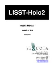 Sequoia LISST-Holo2 User Manual