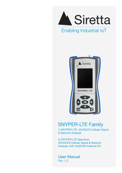 SIRETTA SNYPER-LTE User Manual