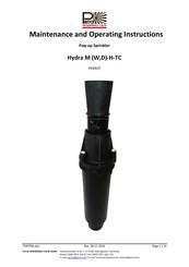 Perrot Hydra W-H-TC Maintenance And Operating Instructions