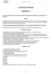 Lechpol URZ2001-1 Owner's Manual