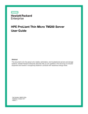 HPE ProLiant Thin Micro TM200 User Manual