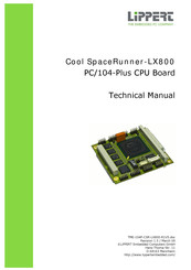 Lippert Cool SpaceRunner-LX800 Technical Manual