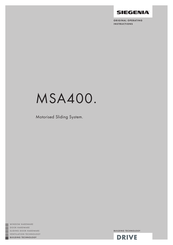 Siegenia MSA400 smart Original Operating Instructions