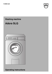 V-Zug Adora SLQ 267 Operating Instructions Manual