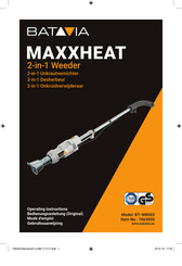Batavia MAXXHEAT BT-WK002 Operating Instructions Manual