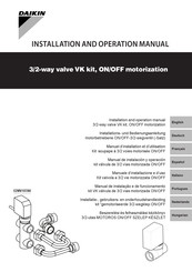 Daikin E2MV107A6 Installation And Operation Manual
