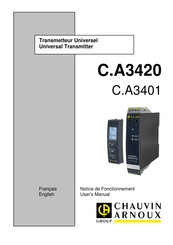 Chauvin Arnoux C.A3401 User Manual