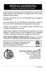 Industrial Chimney Company EXCELFlex Installation Instruction