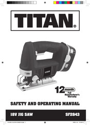 Titan SF2843 Safety And Operating Manual