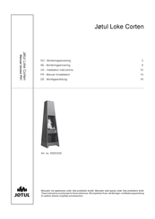 Jøtul Loke Corten Installation Instructions Manual