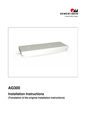 Phoenix Mecano DewertOkin AG300 Installation Instructions Manual