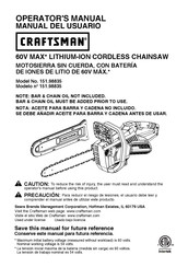Craftsman 151.98835 Operator's Manual
