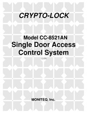 Moniteq CRYPTO-LOCK CC-8521AN Instruction Manual