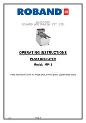 ROBAND MP18 Operating Instructions Manual