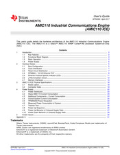 Texas Instruments AMIC110 ICE User Manual