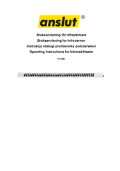 Anslut 411001 Operating Instructions Manual