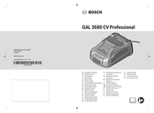 Bosch GAL 3680 CV Professional Original Instructions Manual