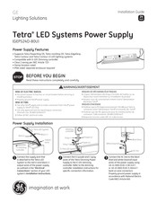 Ge Tetra GEPS24D-80U Installation Manual