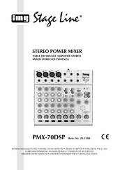 IMG STAGELINE PMX-70DSP Instruction Manual