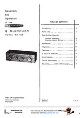 Heathkit GD-125 Assembly And Operation Manual