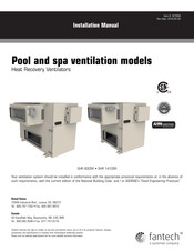 SystemAir Fantech SHR 8005R Installation Manual