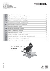 Festool Symmetric SYM 70 E Original Operating Manual