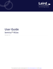 Laird Sentrius RS186 User Manual