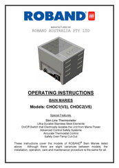 ROBAND CHOC2 V5 Operating Instructions Manual