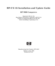 HP HP-UX 11i Installation And Update Manual